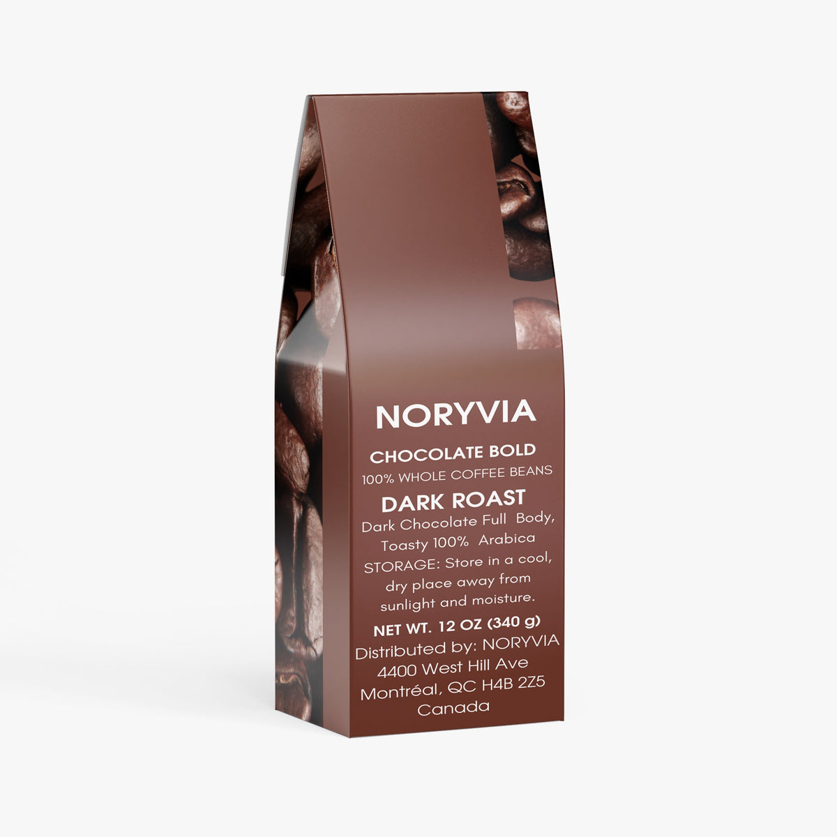 NORYVIA Chocolate Bold Coffee – Dark Roast, 100% Arabica Coffee
