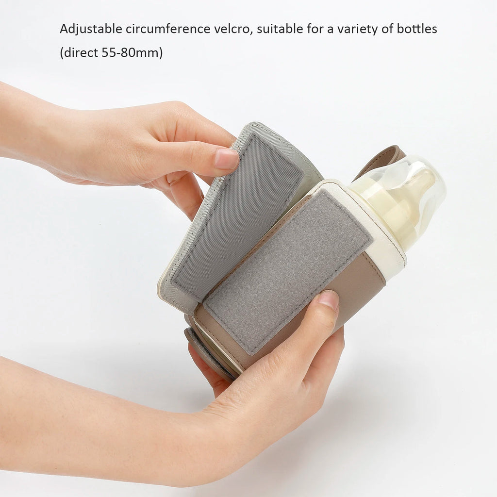 Portable Baby Bottle Warmer with 3 Temperature Settings – USB Travel Milk Warmer