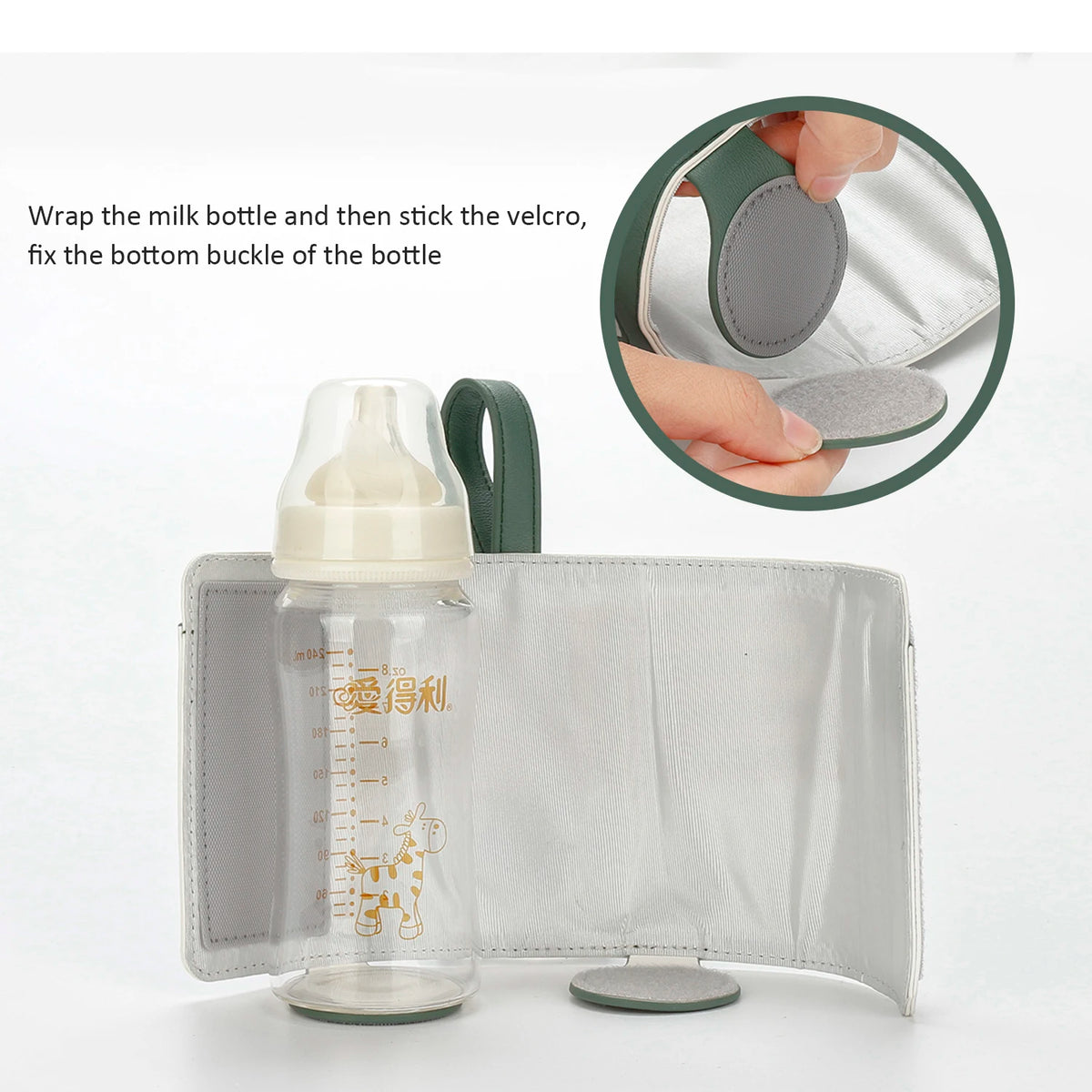 Portable Baby Bottle Warmer with 3 Temperature Settings – USB Travel Milk Warmer